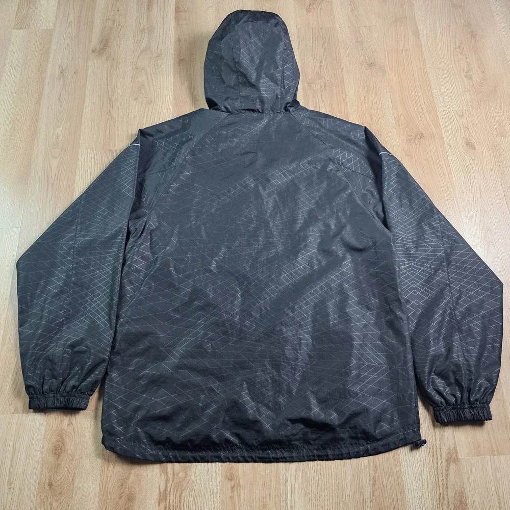 EVERLAST SPORT Jacket Mens Medium pockets Black‎ Blue Active Workout Gear